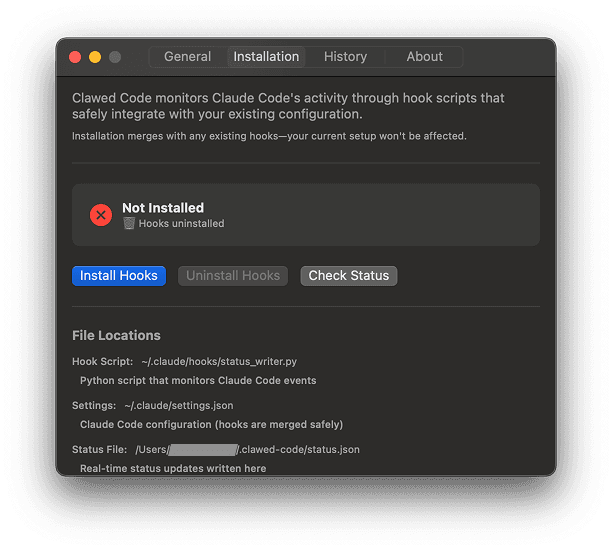 Install Claude Code Hooks